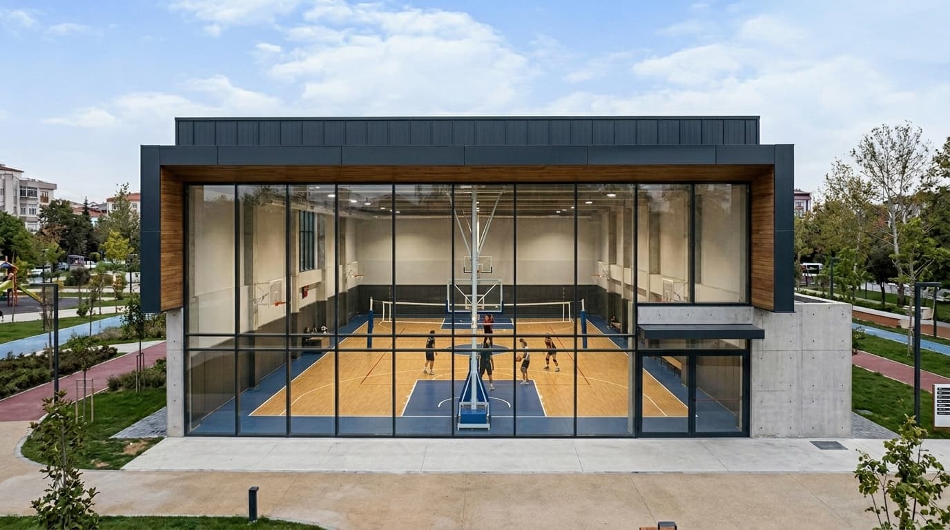 Complexe sportif couvert-3