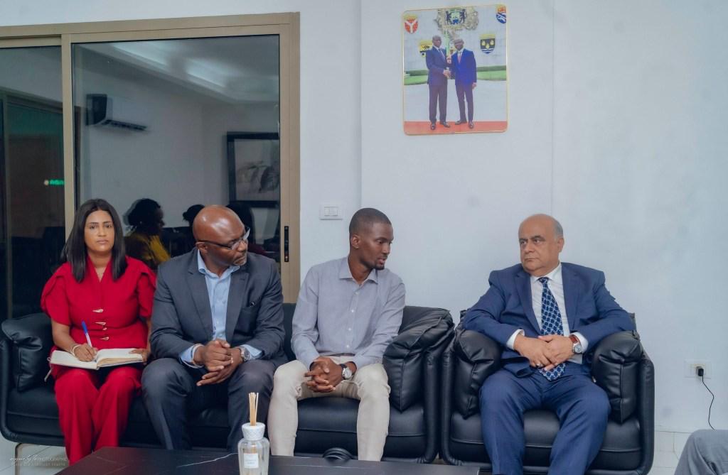 Working session with the partners of Numan Groupe Gabon.