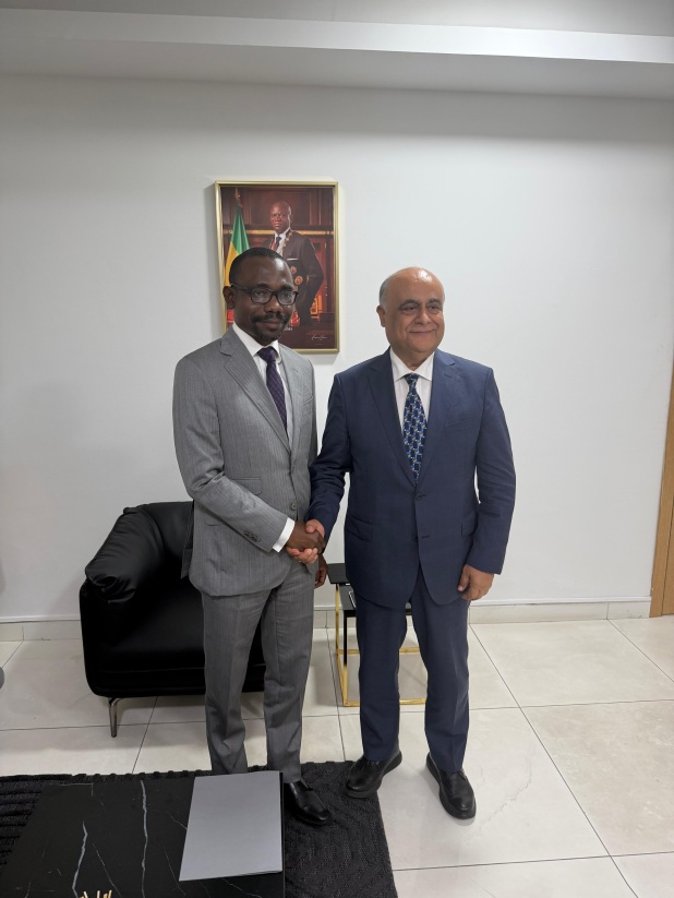 Minister Mays Mouissi and Mr Numan Hatipoglu.